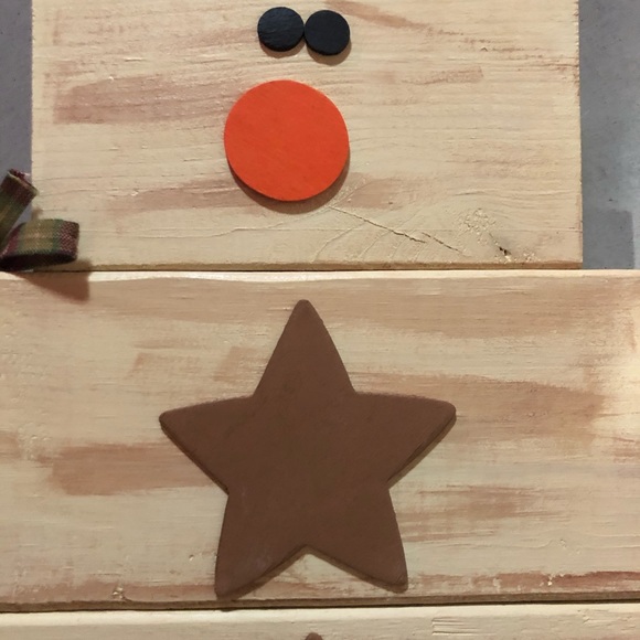 Wooden Snowman with Top-hat - Picture 4 of 4